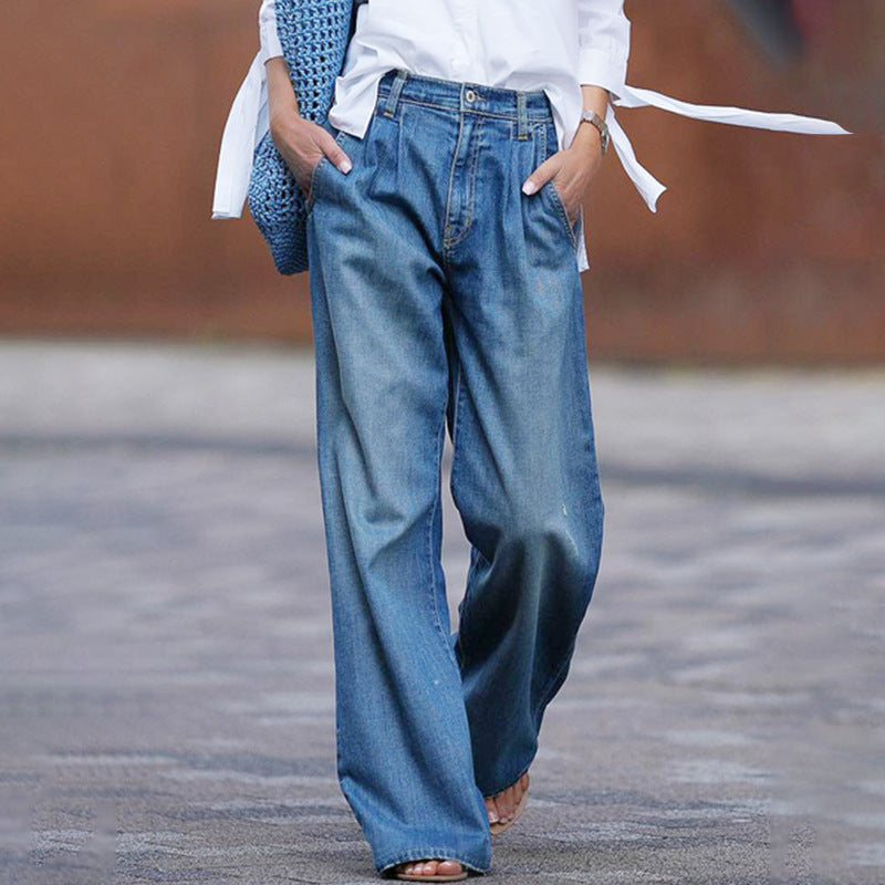 Lorelei | Weit geschnittene Jeans im Trendstil für City-Looks