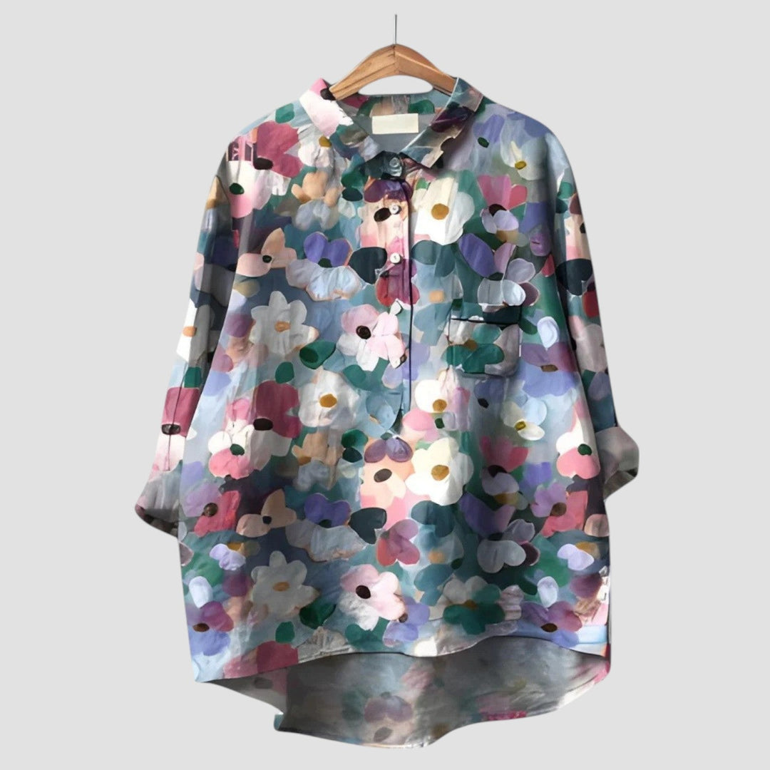 Violetta | Bluse mit zartem Blumenmuster