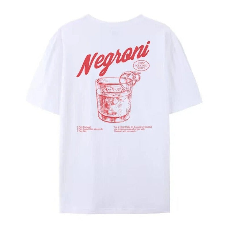 Vintage Rücken bedruckt Retro Grafik Shirt