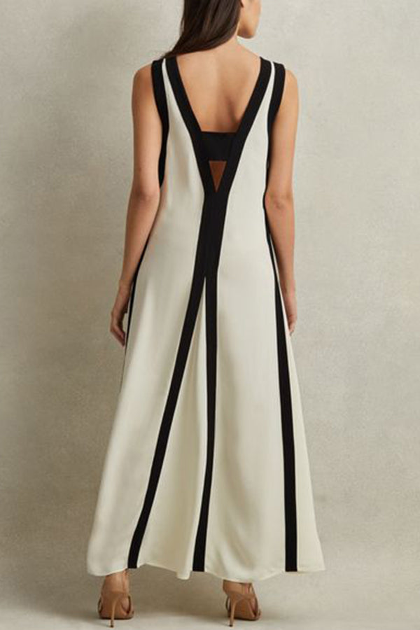 Tiana | Wendesommerkleid mit Klaviertastenprint