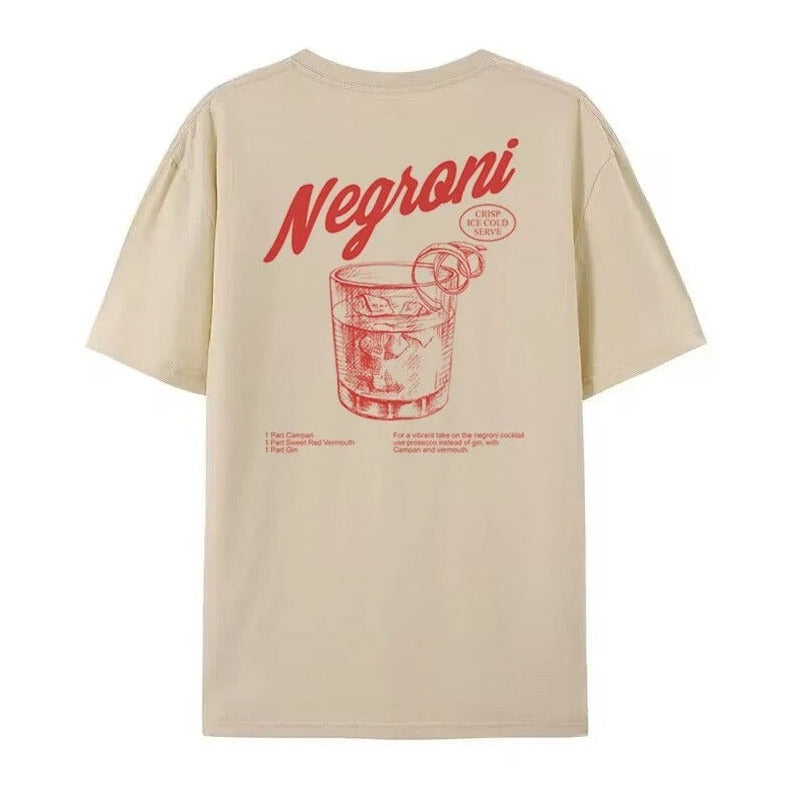 Vintage Rücken bedruckt Retro Grafik Shirt
