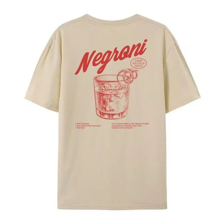 Vintage Rücken bedruckt Retro Grafik Shirt