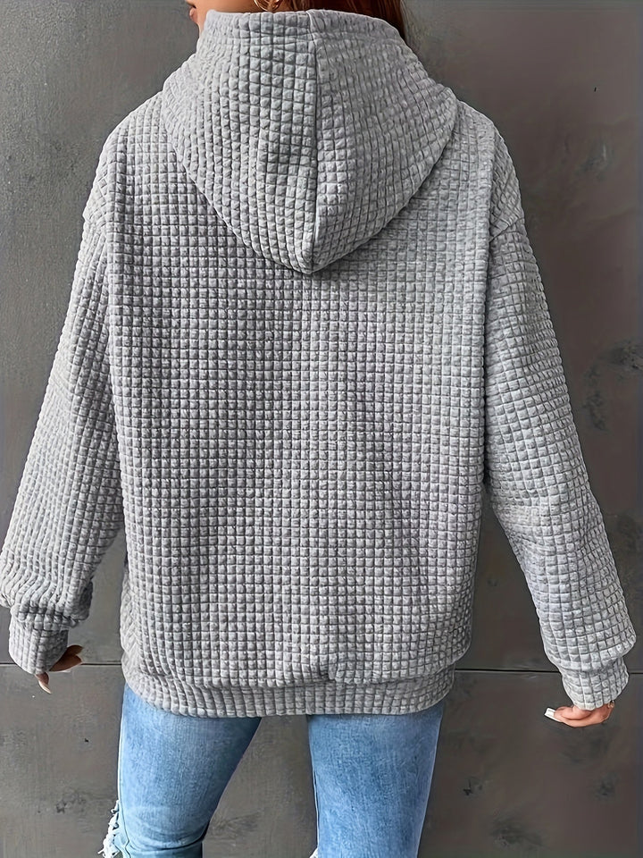 Clara | Waffelstrick Kapuzenpullover