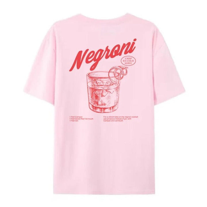 Vintage Rücken bedruckt Retro Grafik Shirt