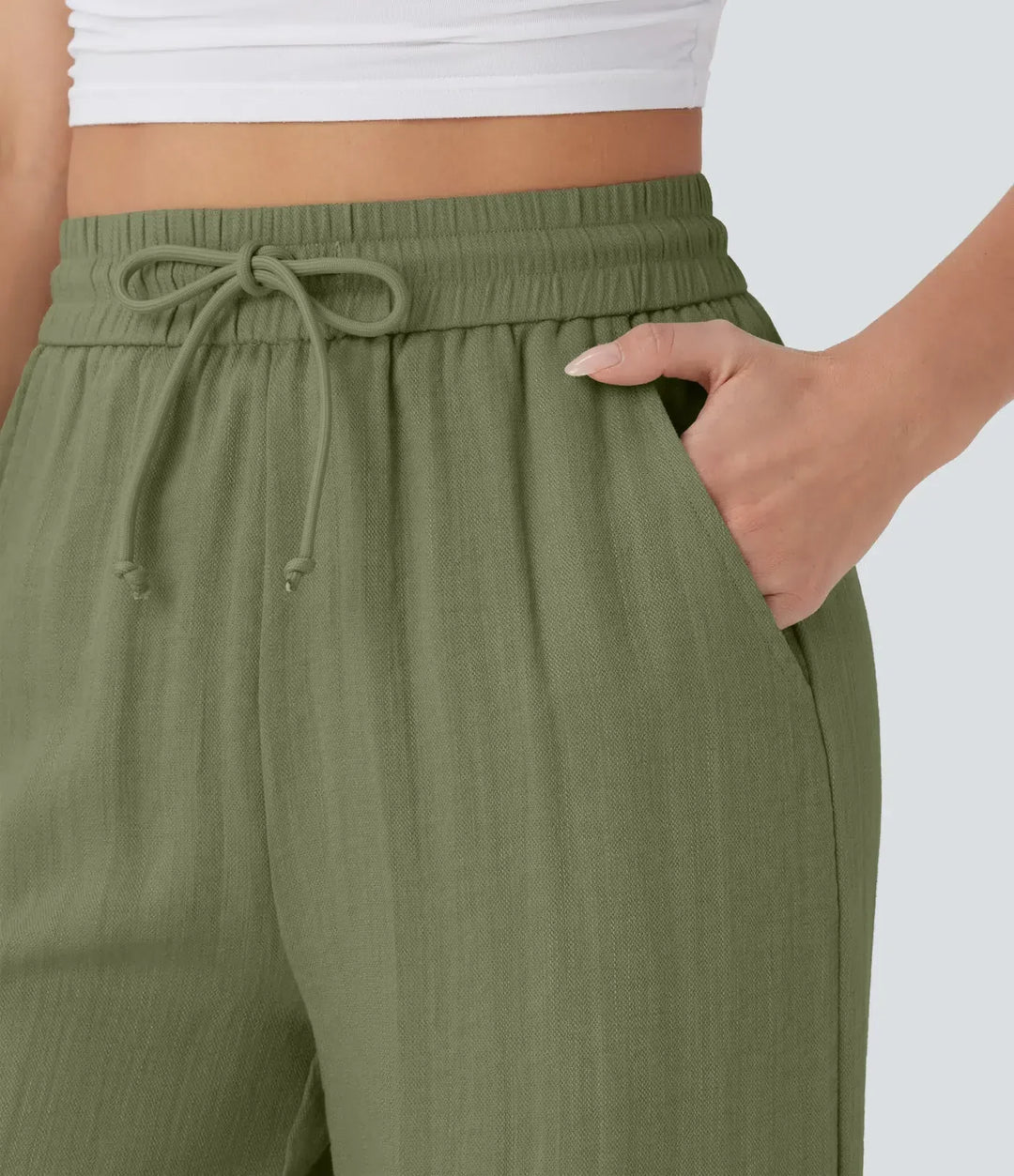 Elena | Bequeme Leinenhose mit fließender Passform