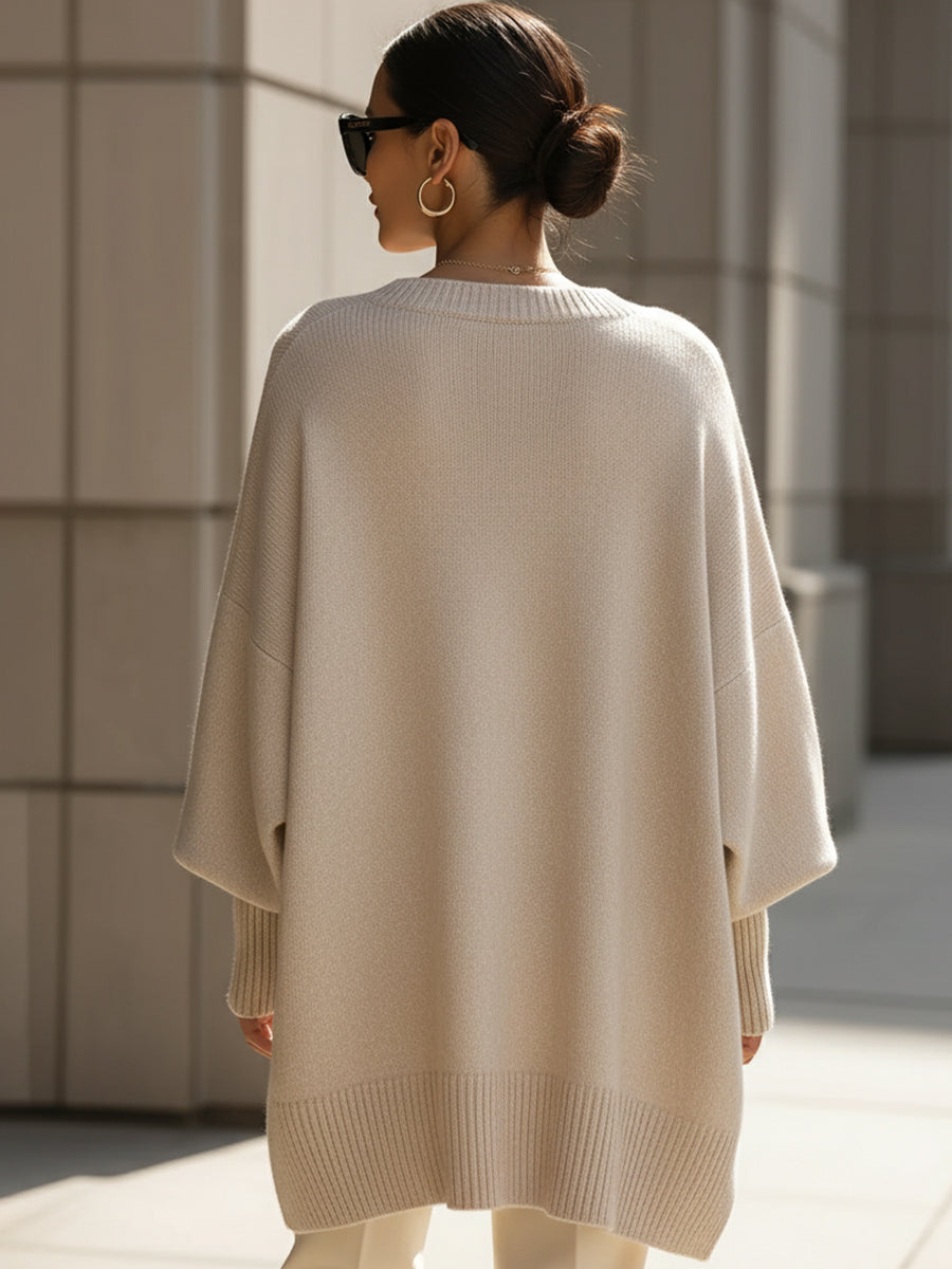 Lina | Damenpullover mit modernem asymmetrischem Schnitt