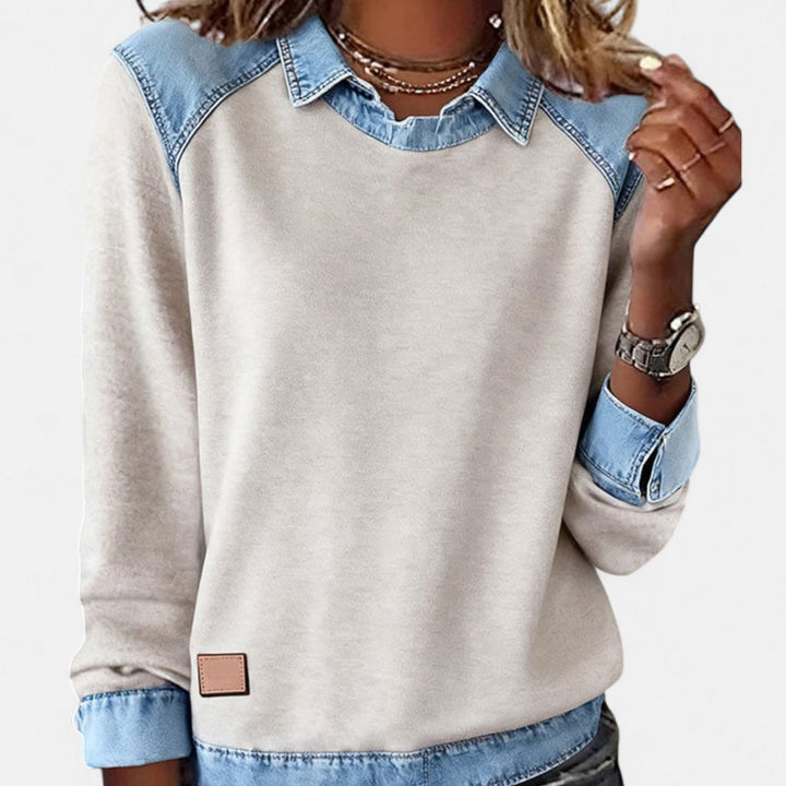 Lina | Modisches Damen Langarmshirt modern & chic
