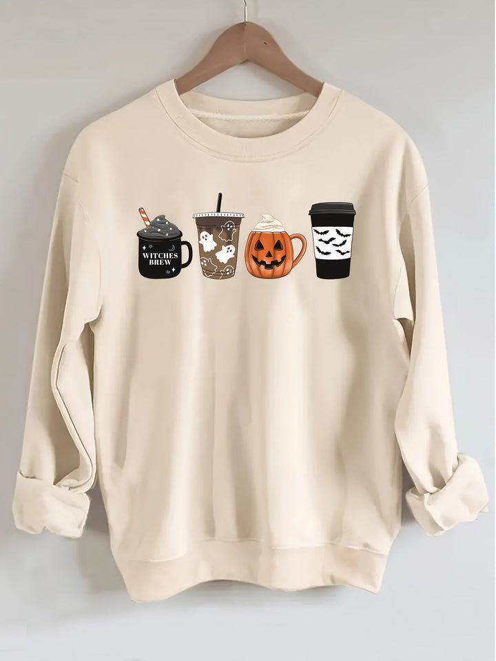 NovaWeen | Bequemer Geisterpullover für Halloween-Feeling