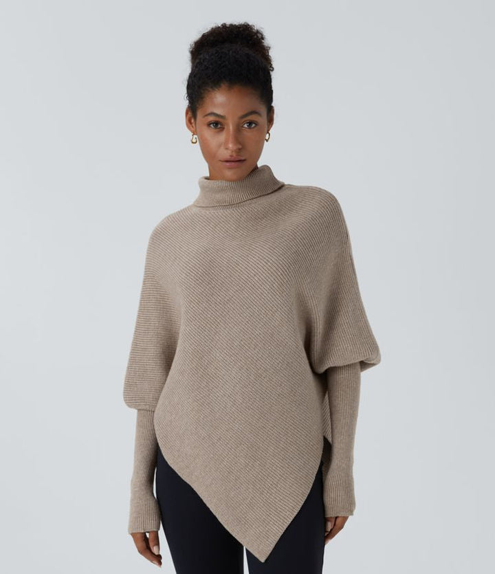 Amaya | Schlanker Damenpullover mit modernem Saumdesign