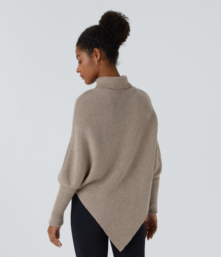 Amaya | Schlanker Damenpullover mit modernem Saumdesign
