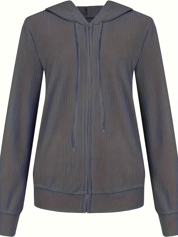 Emilia | Kapuzenjacke mit Reißverschluss und Kordelzug