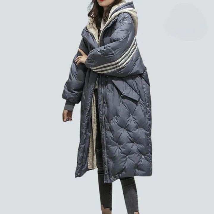 Emma Lange gefütterte Jacke für Frauen, elegant