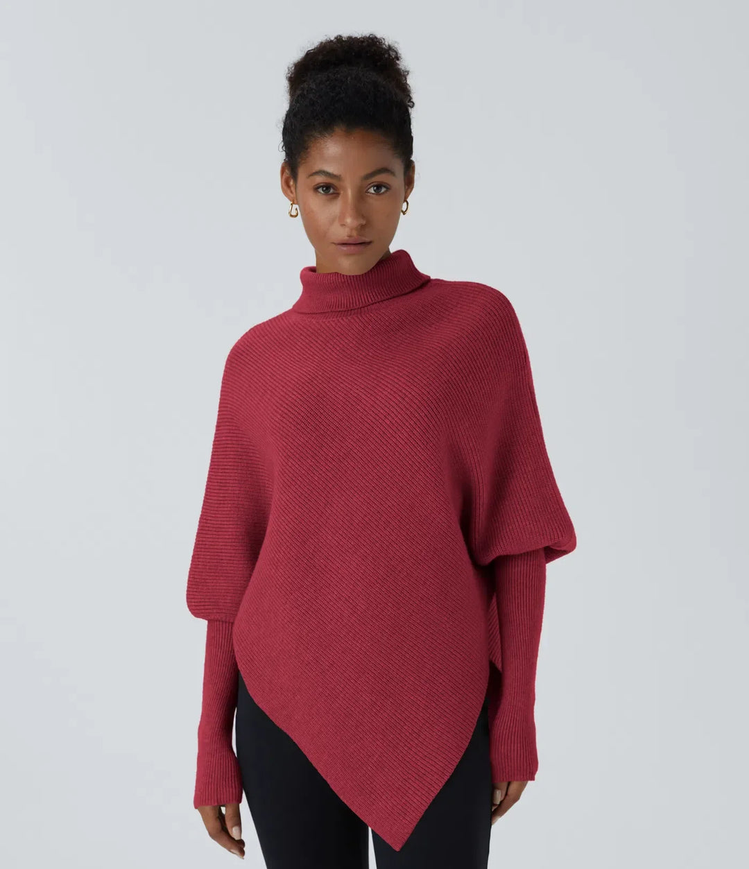 Amaya | Schlanker Damenpullover mit modernem Saumdesign