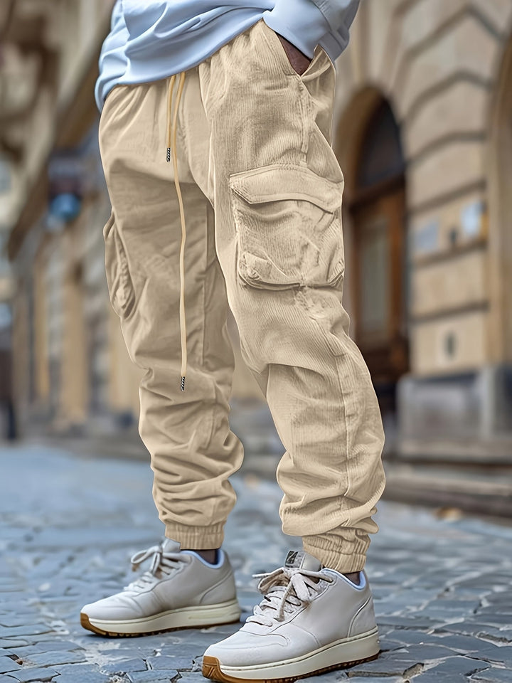Amira | Jogginghose aus Kord mit praktischem Kordelzug