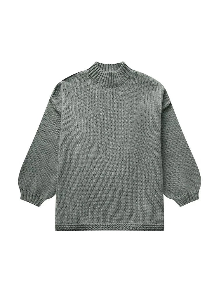 Stella | Strickpullover mit halblangem Kragen