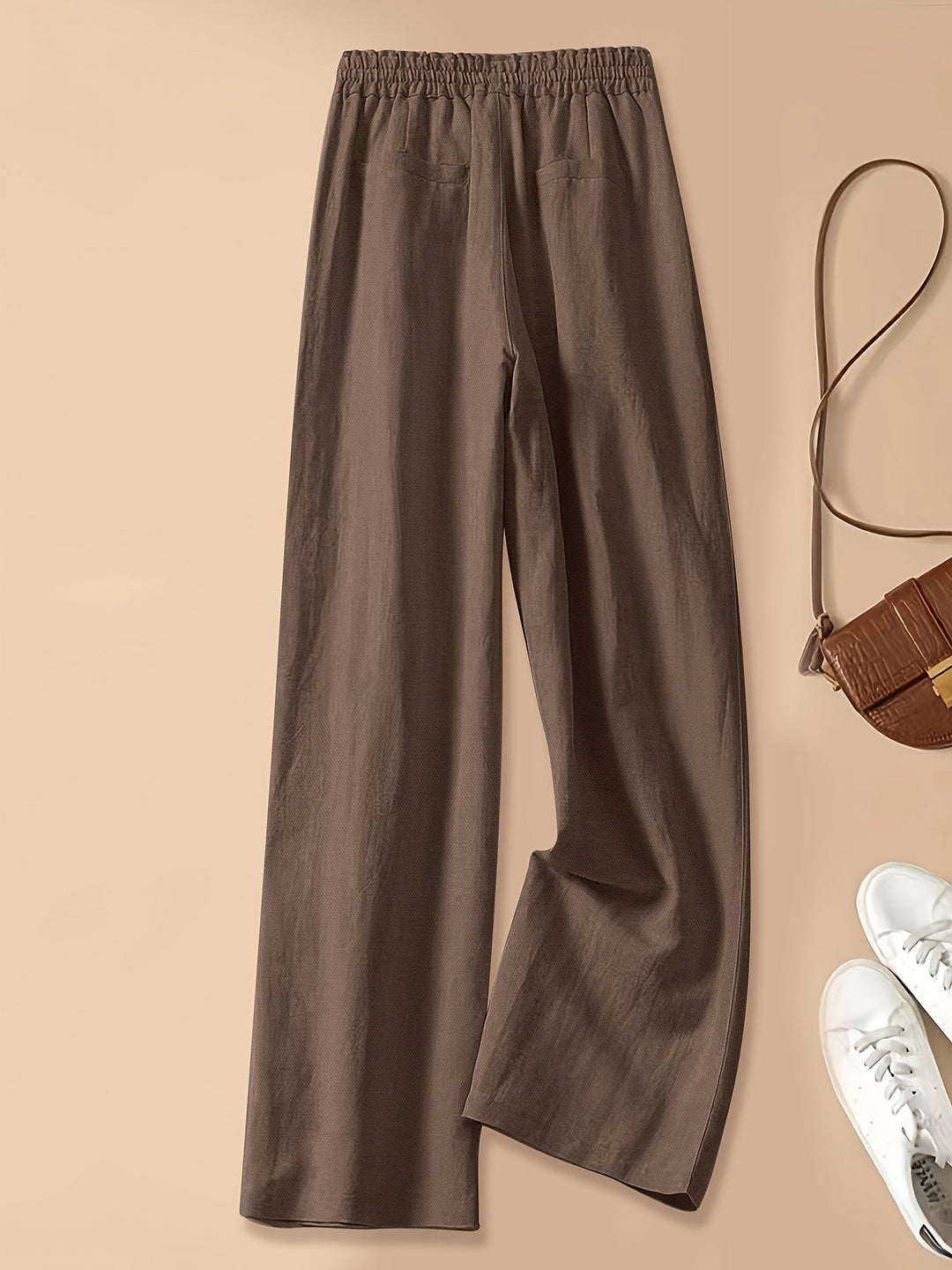 Paula | Leinenhose mit hohem Bund und Leichtigkeit