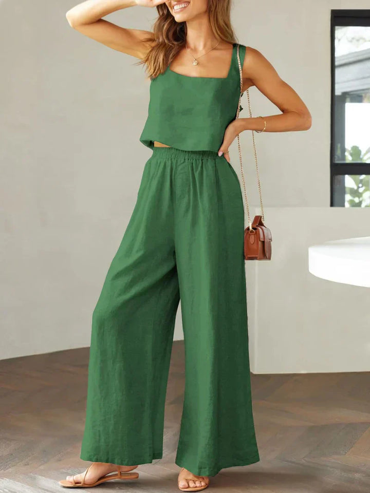 Sofia | Komfortables Damen Set aus Top und Hose