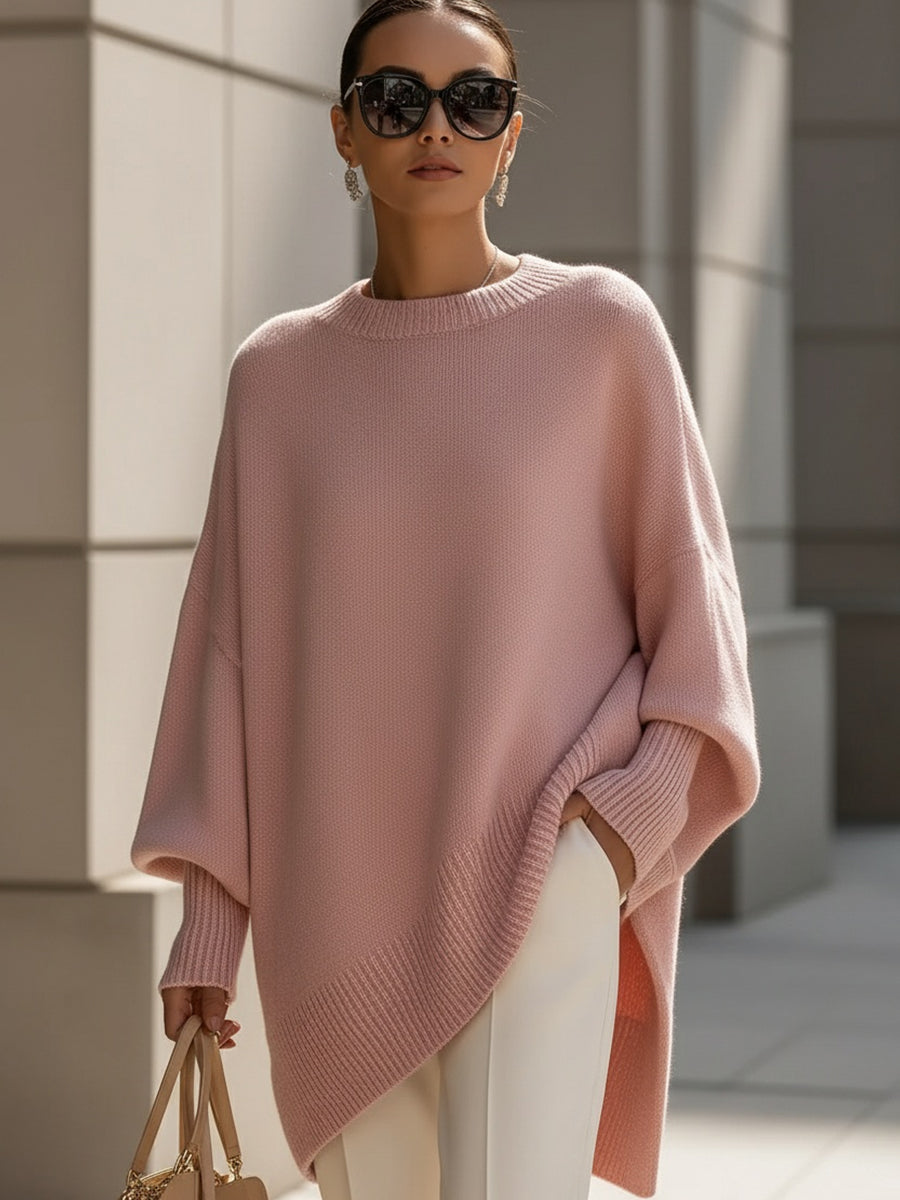Lina | Damenpullover mit modernem asymmetrischem Schnitt