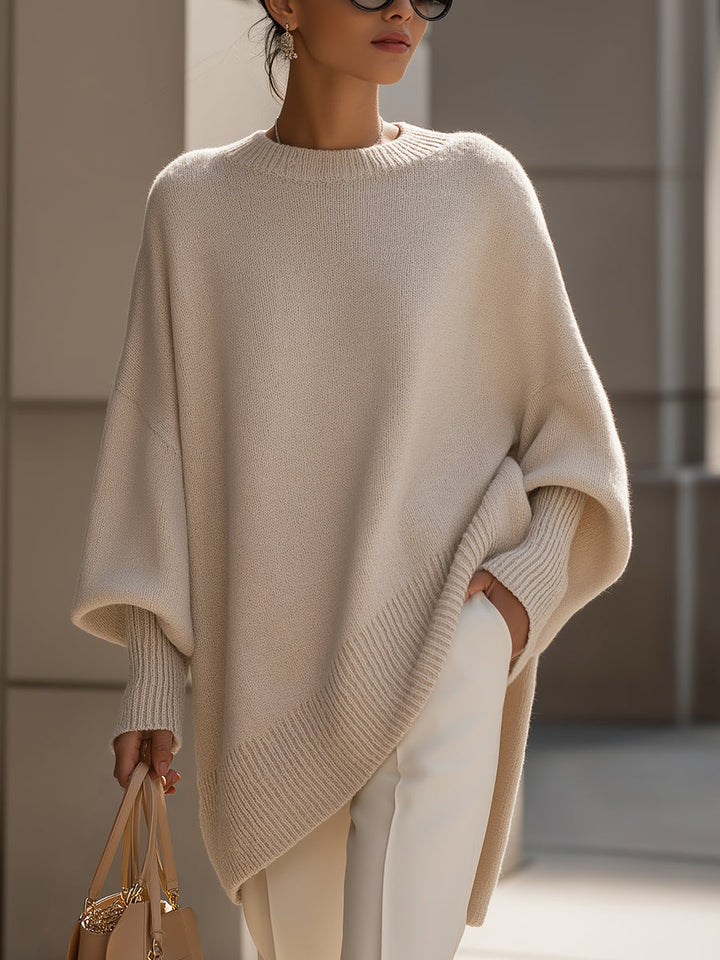 Lina | Damenpullover mit modernem asymmetrischem Schnitt