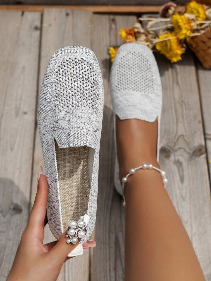 Lucie | Woven Orthopädische Mokassins