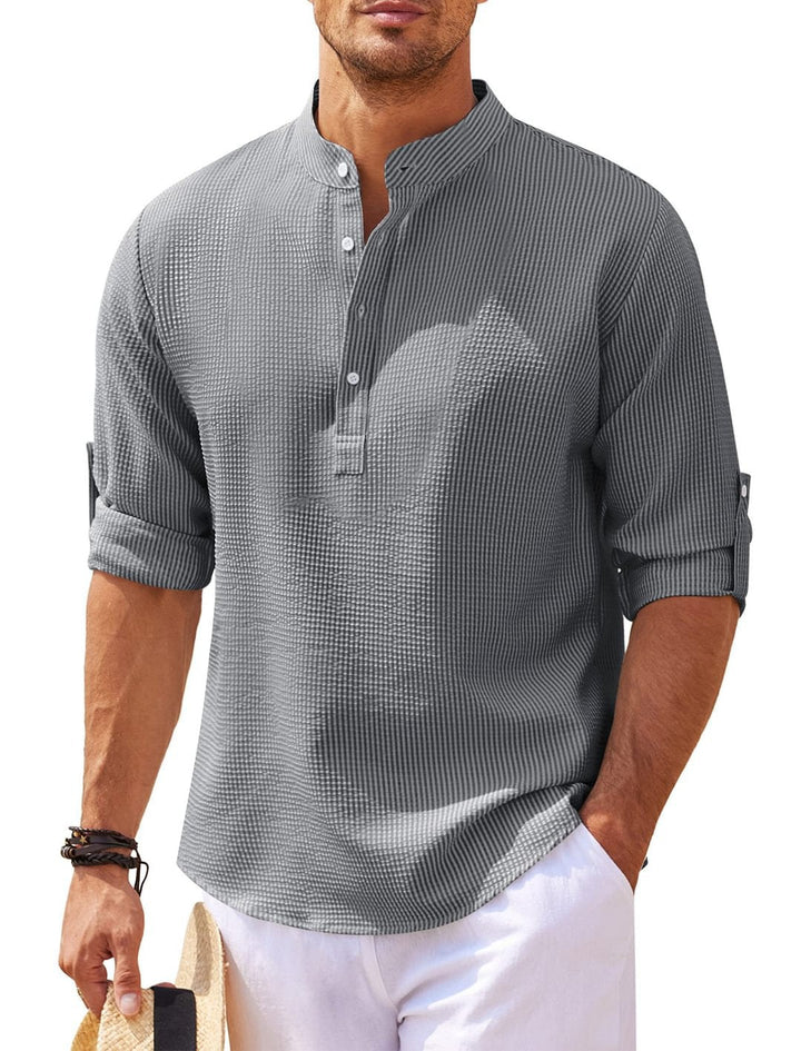 Noah | Elegantes Leinenhemd Herren Stil