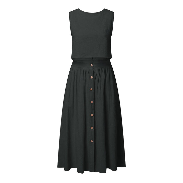 Sweet Waist | Zweiteiler in Unifarbe Damen