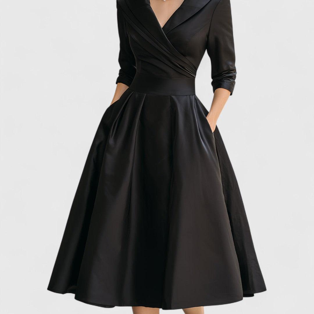 Claudia | Feminin geschnittenes Midikleid für Damen