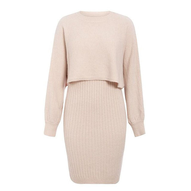 Rytra | Strickkleid-Set mit passendem Pullover