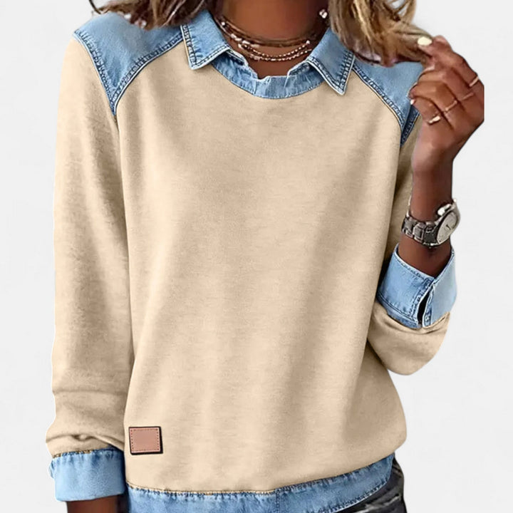 Lina | Modisches Damen Langarmshirt modern & chic