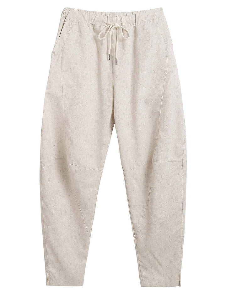 Simon | Bequeme Leinenhose mit Stretchbund