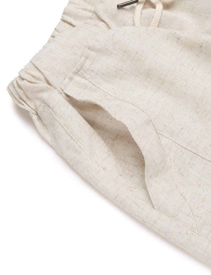 Simon | Bequeme Leinenhose mit Stretchbund