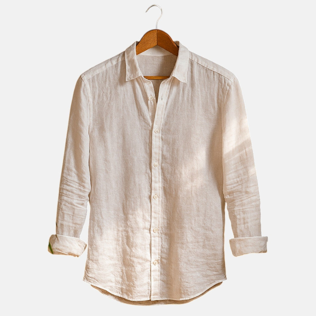 Felix | Herren Leinen Baumwollhemd Chic Stil