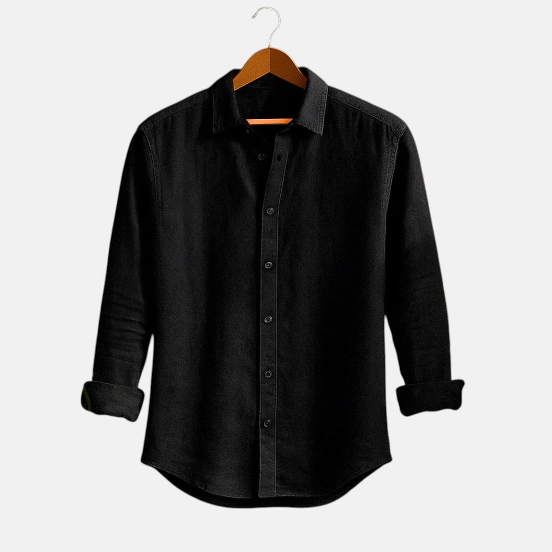 Felix | Herren Leinen Baumwollhemd Chic Stil