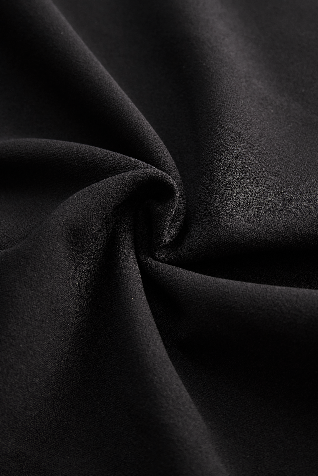 Elena | Modernes schwarzes Kleid Damen mit Stehkragen