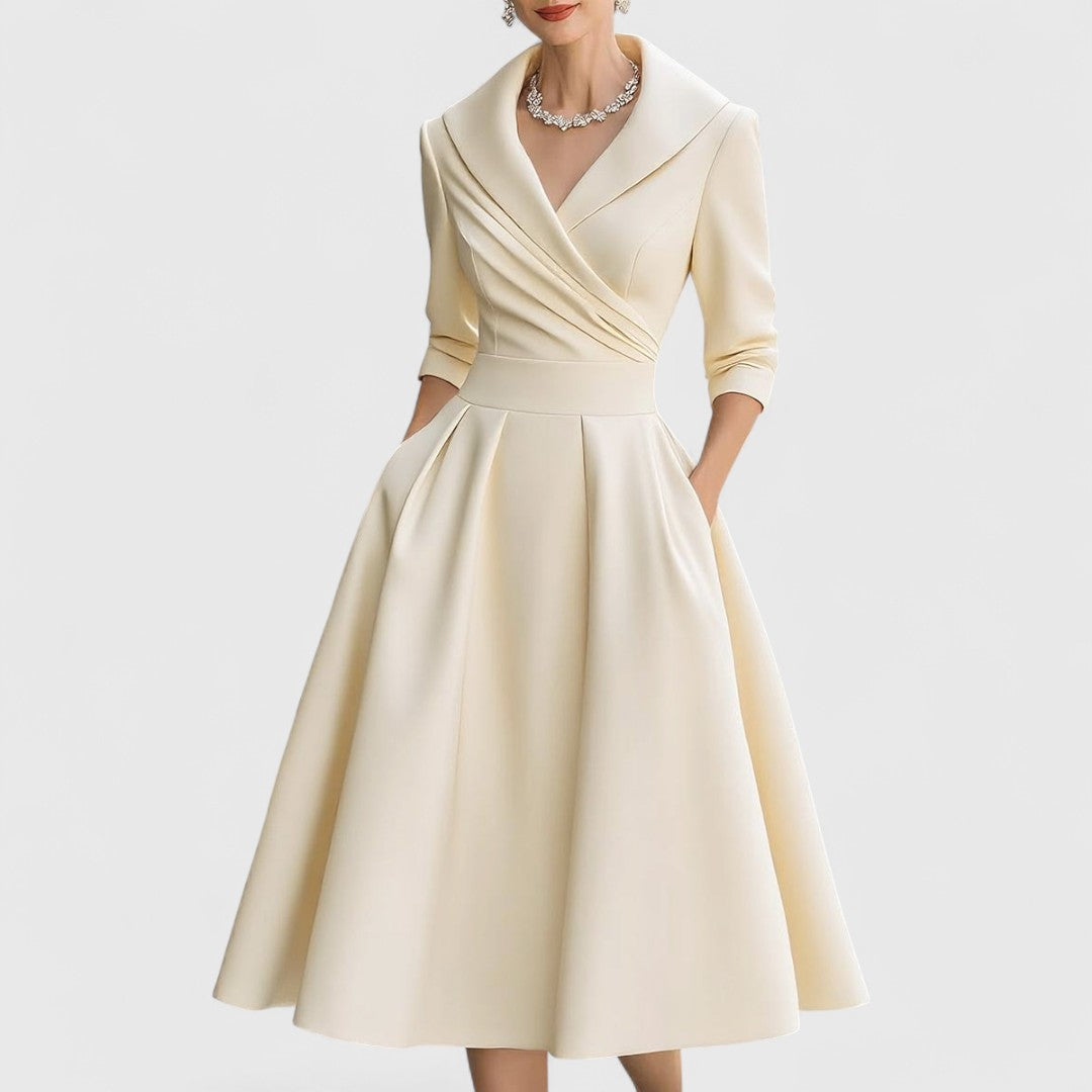 Lena | Elegantes Midikleid für Damen im modernen Stil