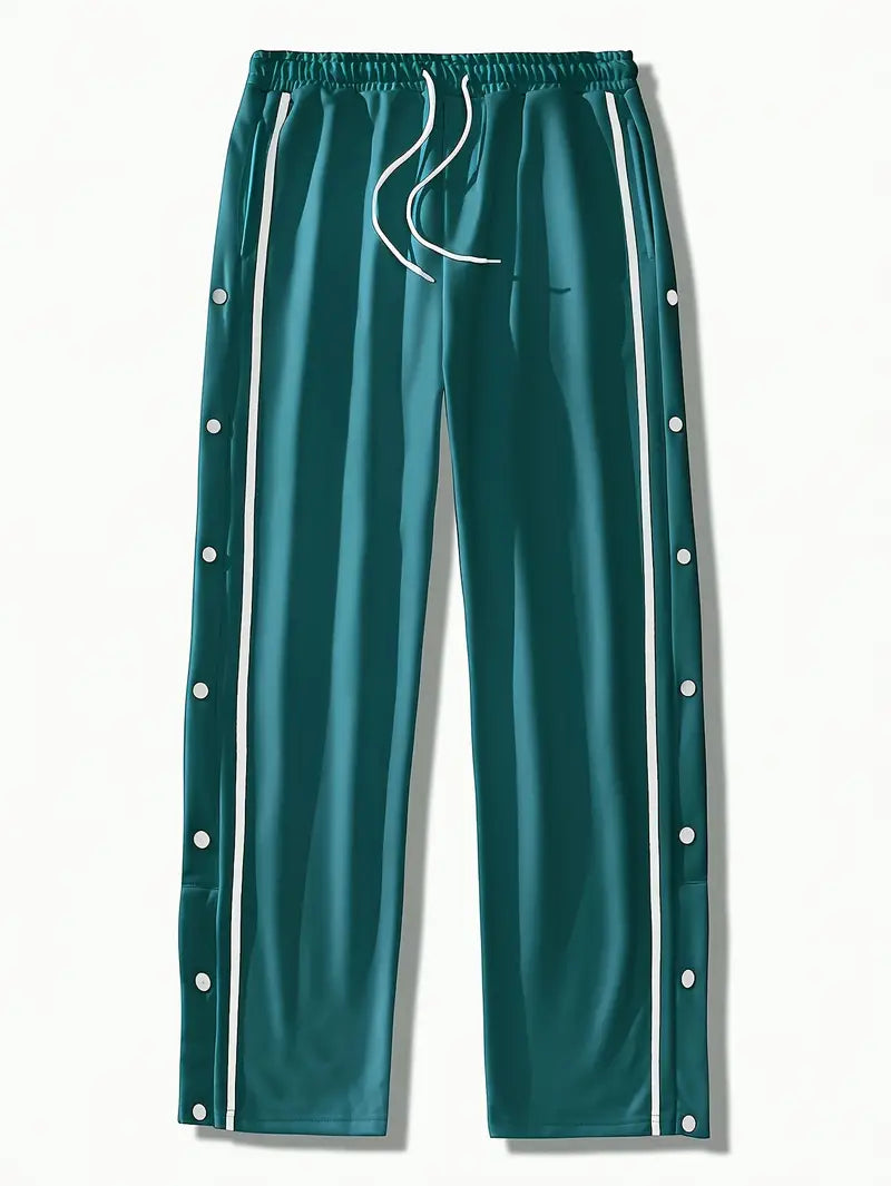 Lino | Locker geschnittene Sporthose mit Knopfdetails