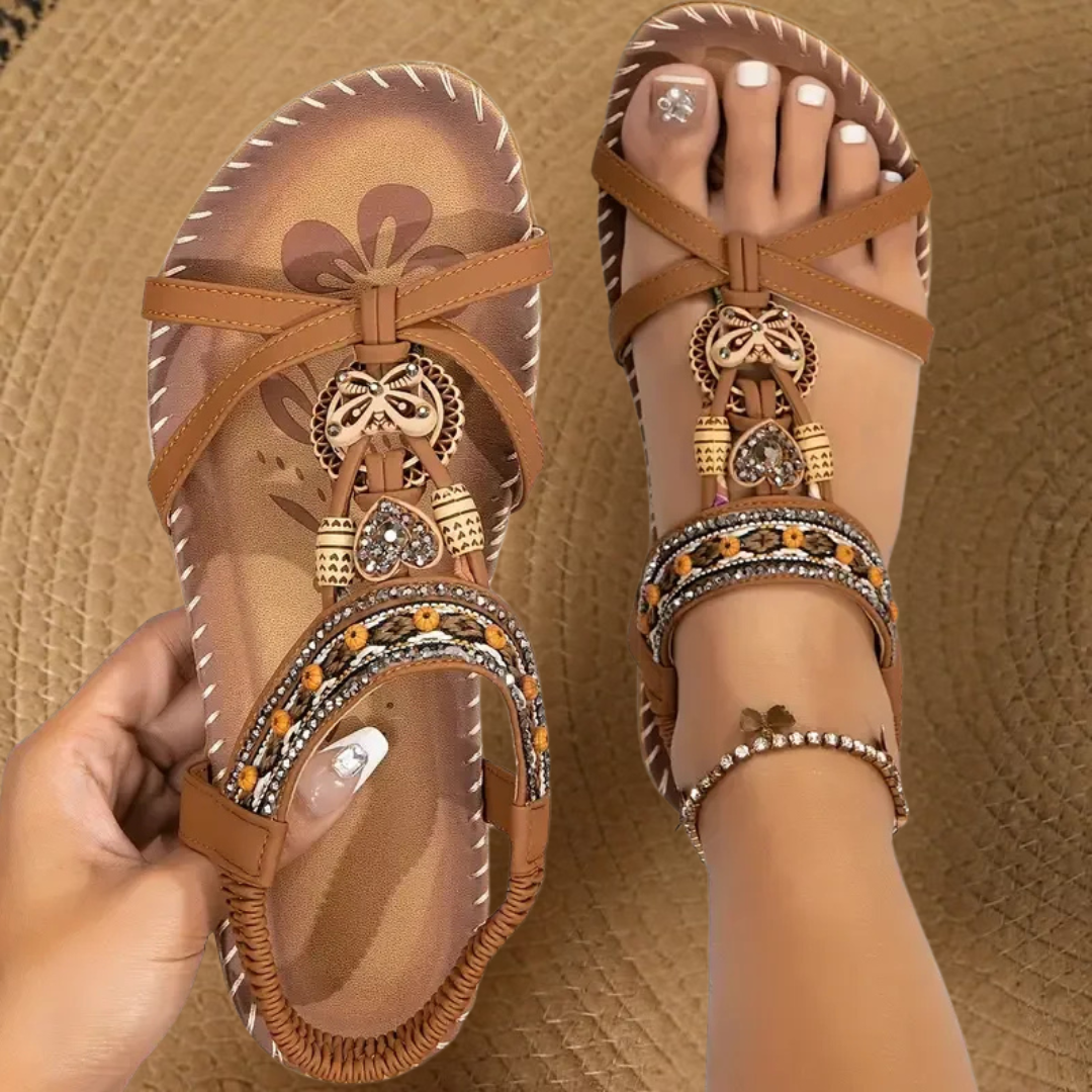 Nora | Sommer Sandalen Damen Ibiza Chic
