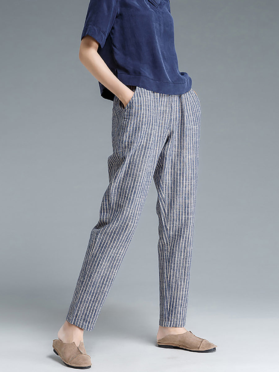 Meliora | Damenhose mit eleganten Streifenmustern