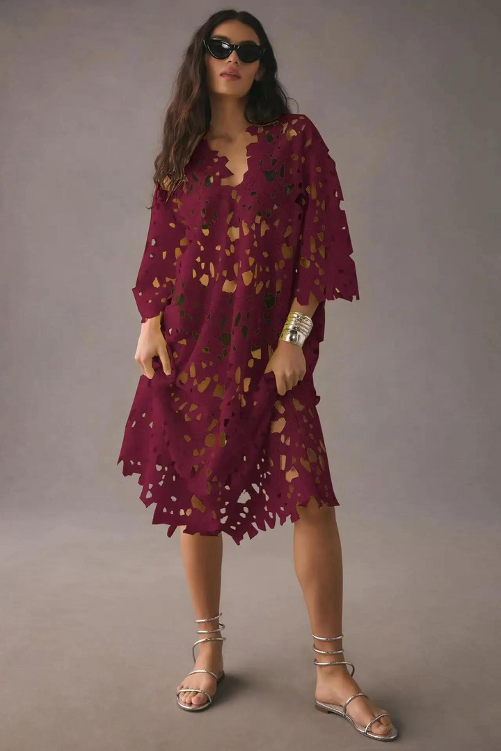 Lourdes | Luftiges Maxikleid mit weitem Schnitt