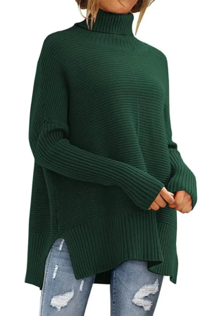 Elin | Rollkragenpullover aus grobem Strick