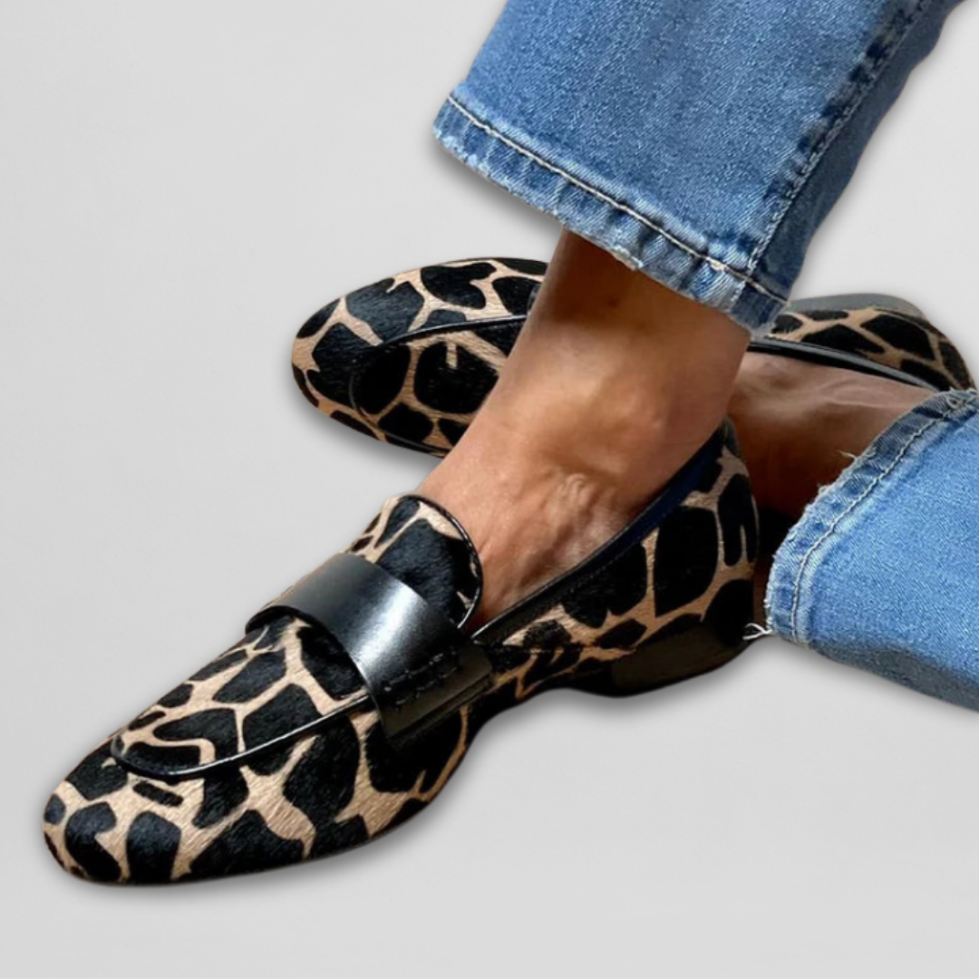 Rebel | Loafer mit Tierdruck
