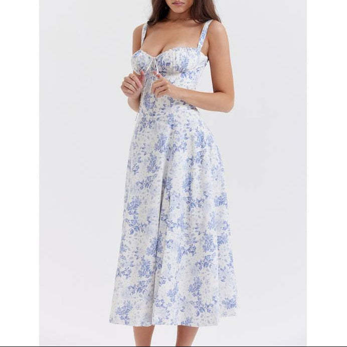 Paula | Exklusives Midi-Kleid mit Korsett