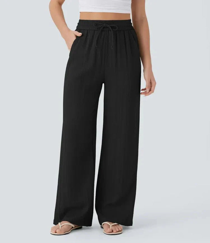 Elena | Bequeme Leinenhose mit fließender Passform