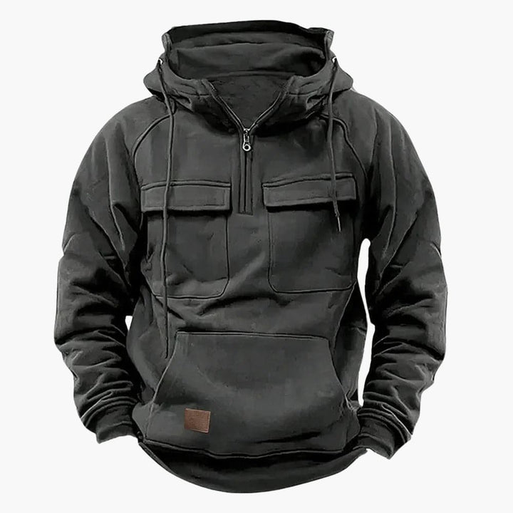 Anton | Funktionaler Taktik-Hoodie mit Reißverschluss