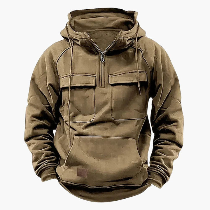 Anton | Funktionaler Taktik-Hoodie mit Reißverschluss