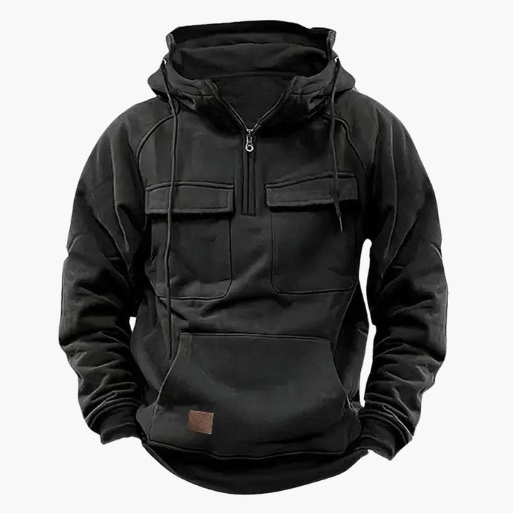 Anton | Funktionaler Taktik-Hoodie mit Reißverschluss
