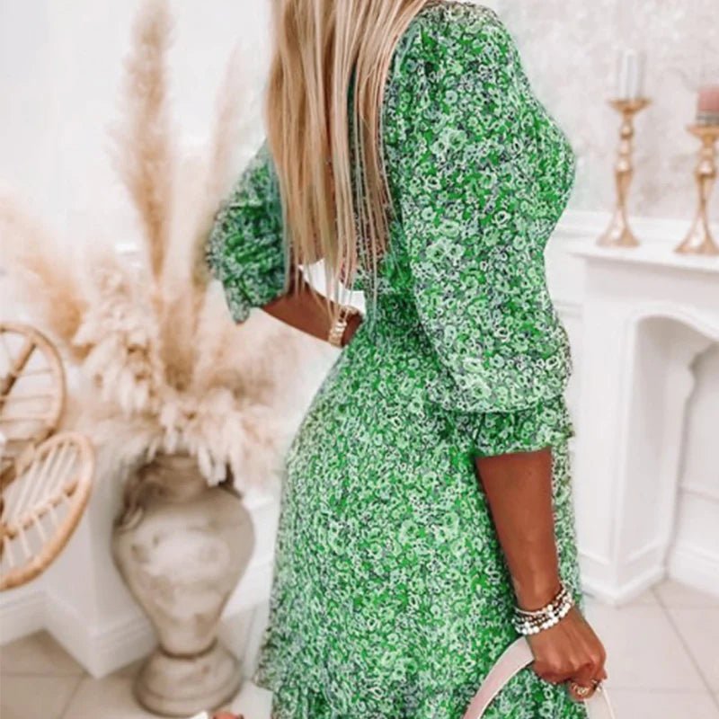 Lara | Modisches Floral Kleid Damen Chic