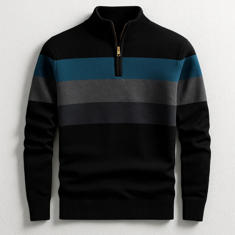 Finn | Herren-Pullover gestreift klassisch & modern