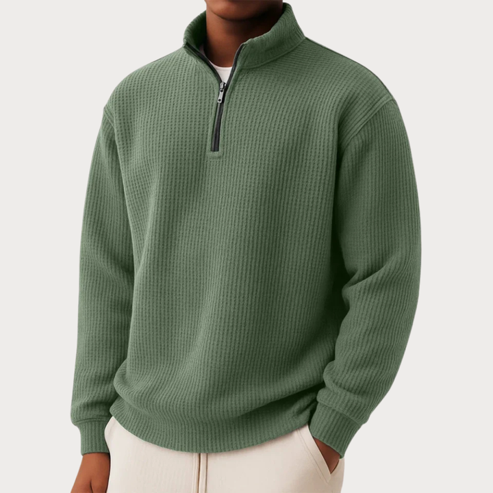 Jonas | Eleganter Zip Pullover für jeden Tag