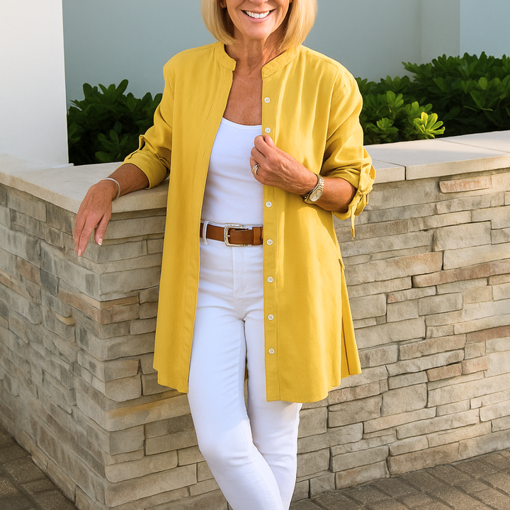 Margaret | Elegante Bluse mit Schleifenärmeln